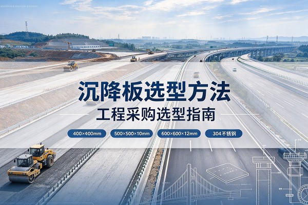 古城沉降板选择方法